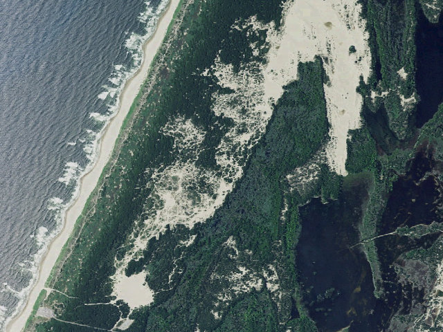 Aerial image of Horsfall Sand Camping site 137