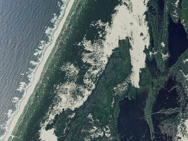 Aerial image of Horsfall Sand Camping site 138