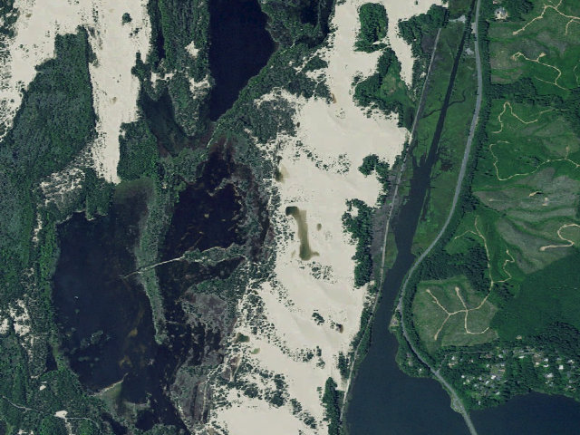 Aerial image of Horsfall Sand Camping site 99
