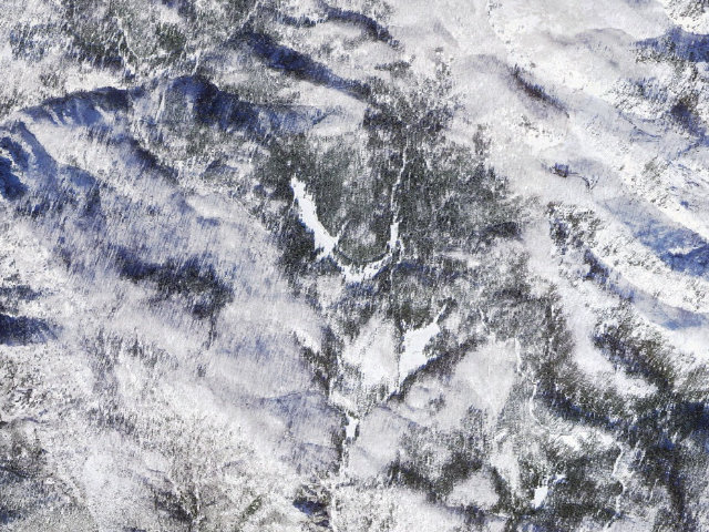 Aerial image of Hospital Flat Campground