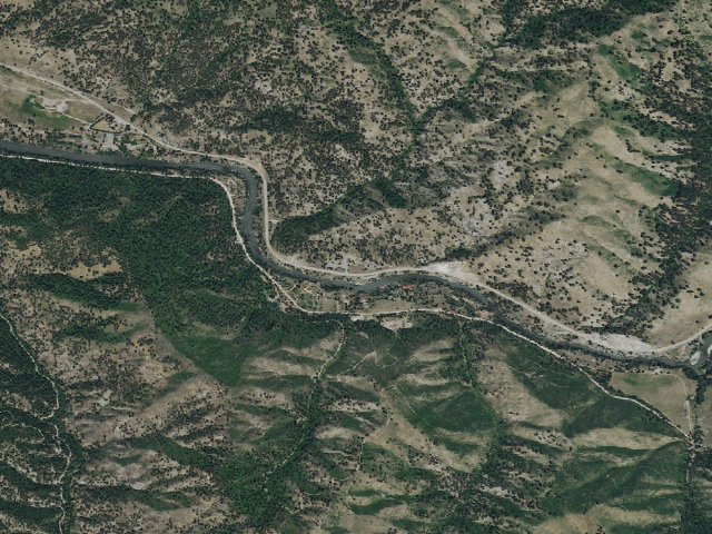 Aerial image of Hot Springs Campground
