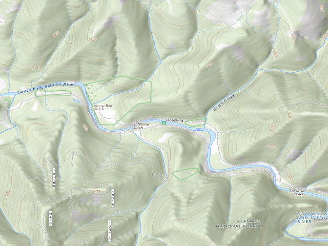 USGS topographic map of Hotelling