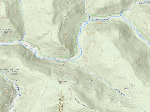 USGS topographic map of House Log Shelter