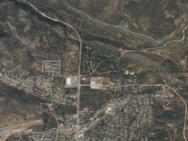 Aerial image of Houston Mesa Campground