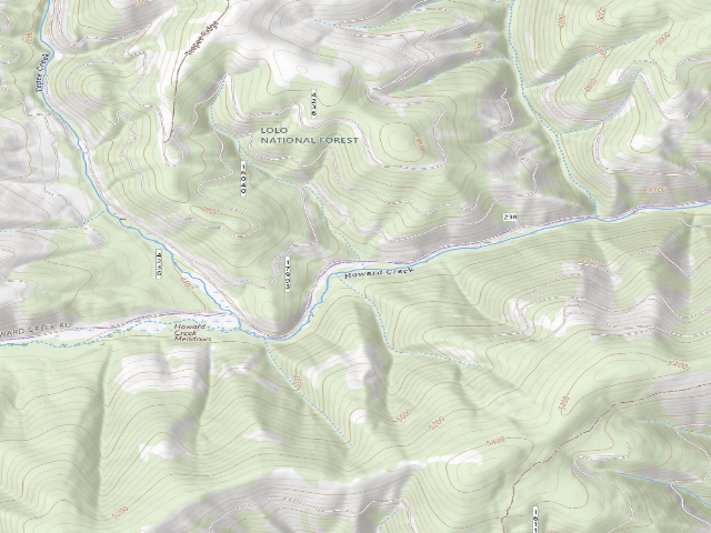 USGS topographic map of Howard 1