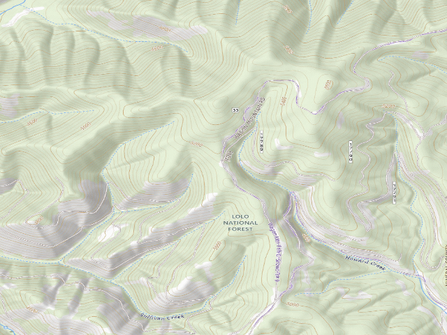 USGS topographic map of Howard Creek 17790B