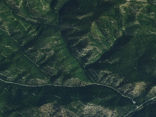 Aerial image of Howard Creek 4398