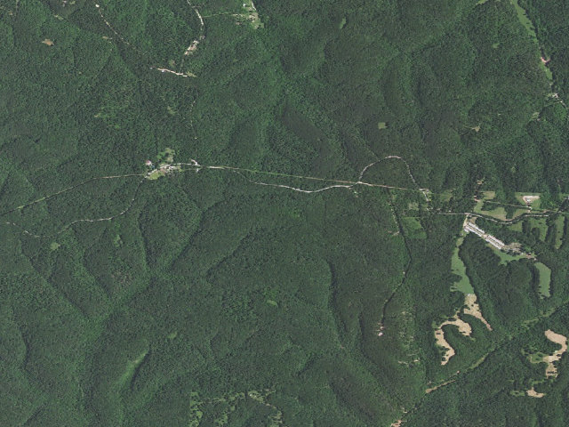 Aerial image of Huckleberry Ridge Conservation Area