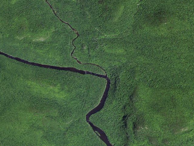 Aerial image of Hudson/Boreas Campsite #2 (Vanderwhacker Mountain Wild Forest)