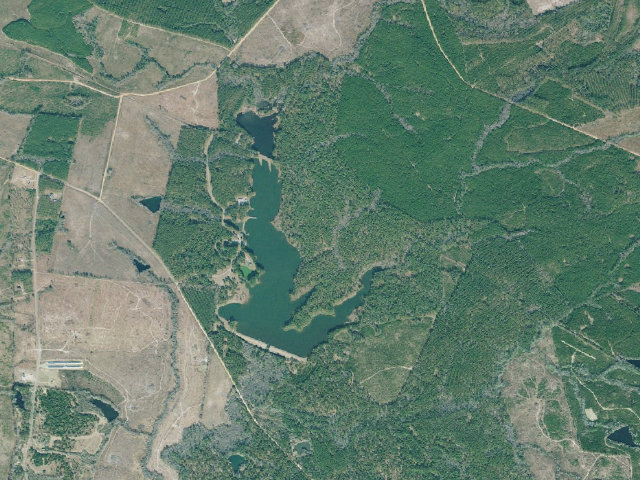 Aerial image of Hugh Gillis PFA Primitive Campground #1