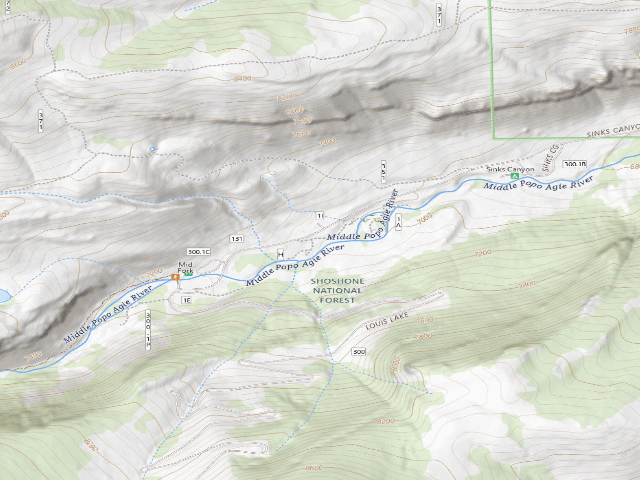 USGS topographic map of Hugh Otte