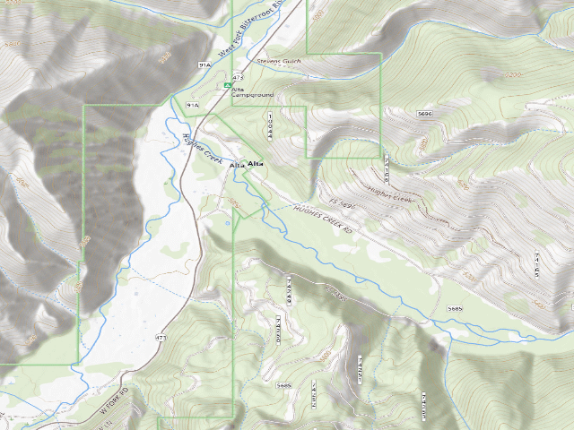 USGS topographic map of Hughesck 1A