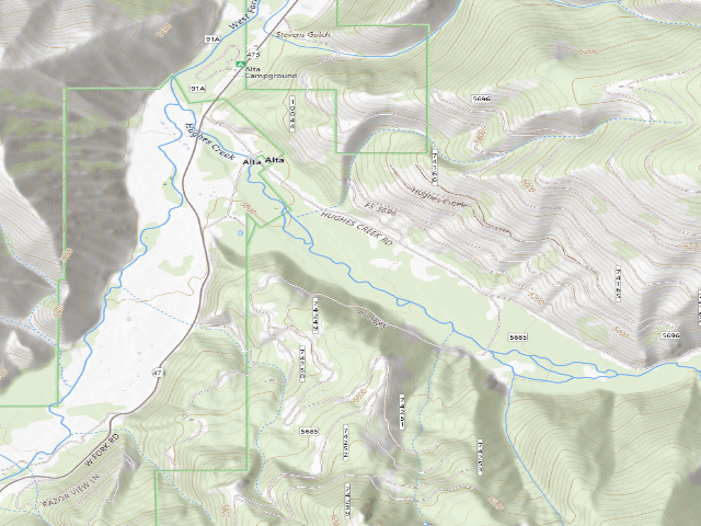 USGS topographic map of Hughesck 1B