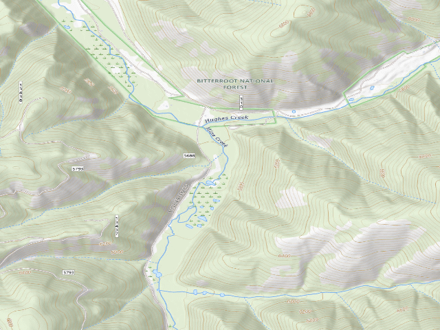 USGS topographic map of Hughesck 3B