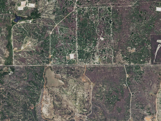 Aerial image of Hulbert (Packsaddle WMA)