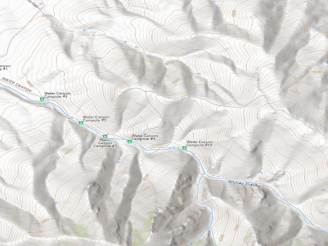 USGS topographic map of Humboldt County