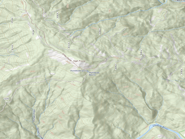 USGS topographic map of Humboldt Spring