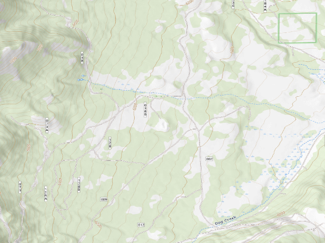 USGS topographic map of Hunter Camp 4