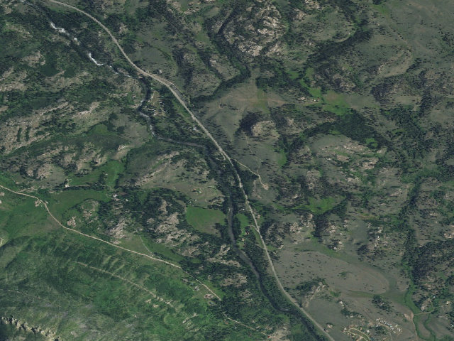 Aerial image of Hunter Peak