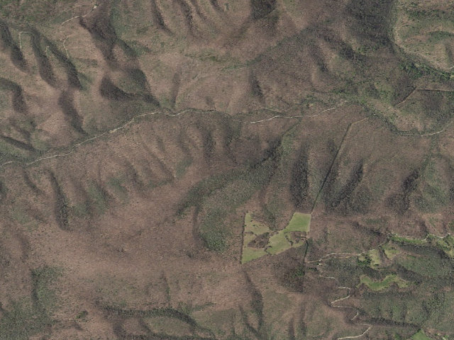 Aerial image of Hurricane A.T. Shelter