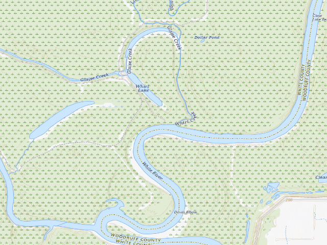 USGS topographic map of Hurricane Lake Camping Area #15