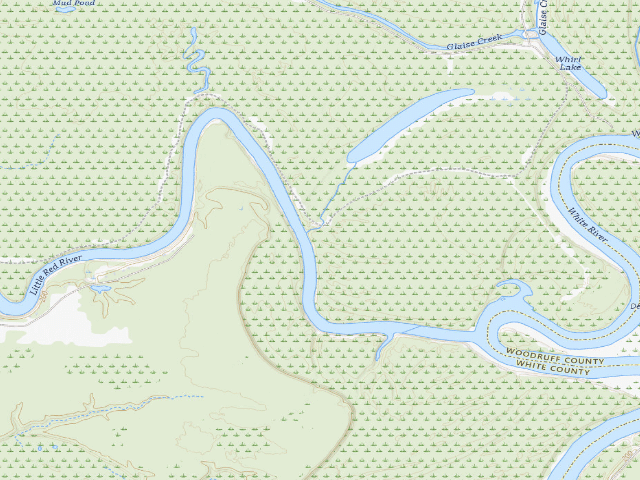 USGS topographic map of Hurricane Lake Camping Area #3