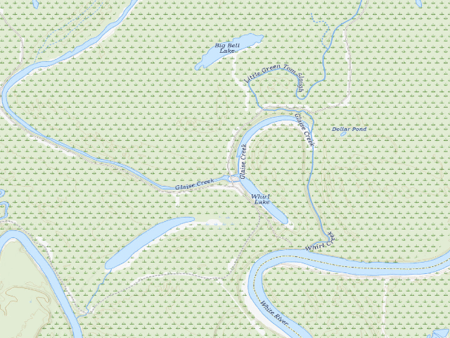 USGS topographic map of Hurricane Lake Camping Area #4