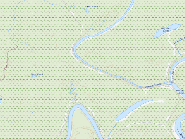 USGS topographic map of Hurricane Lake Camping Area #6