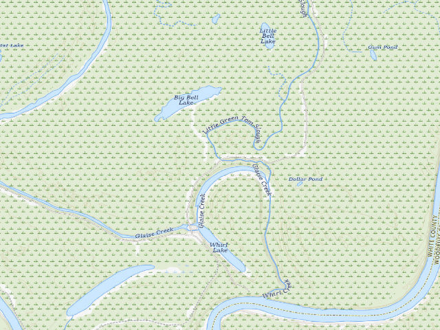 USGS topographic map of Hurricane Lake Camping Area #7