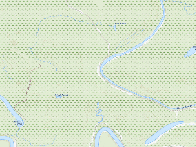 USGS topographic map of Hurricane Lake Camping Area #8