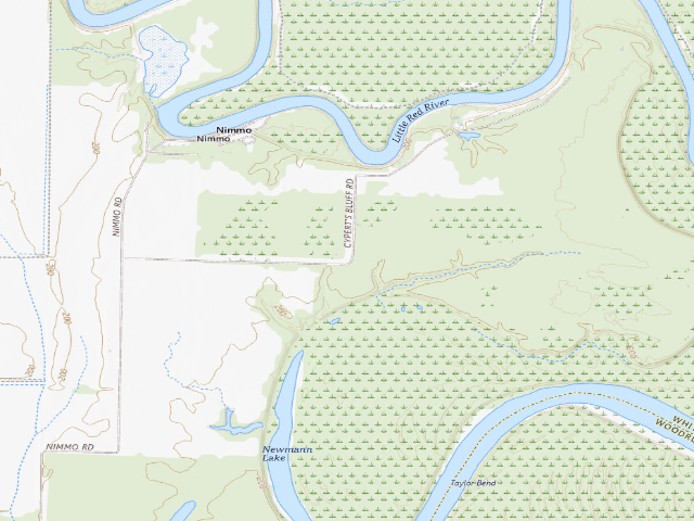 USGS topographic map of Hurricane Lake Camping Area #9
