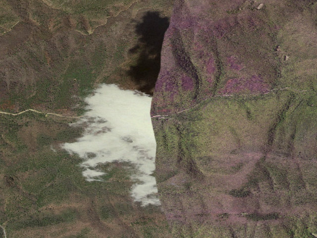Aerial image of Hussy Mountain Horse Camp