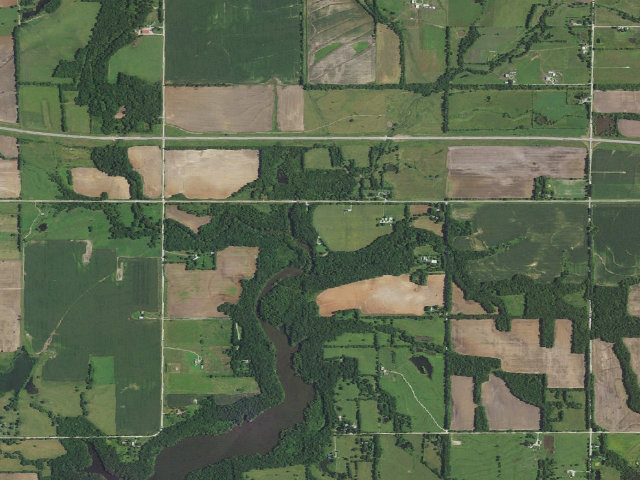 Aerial image of Hwy 160 Horse Trail North Camp (Big Hill Lake)