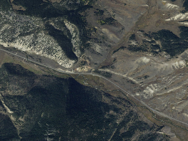 Aerial image of Hwy191-59 Teepee Ck Trlhd