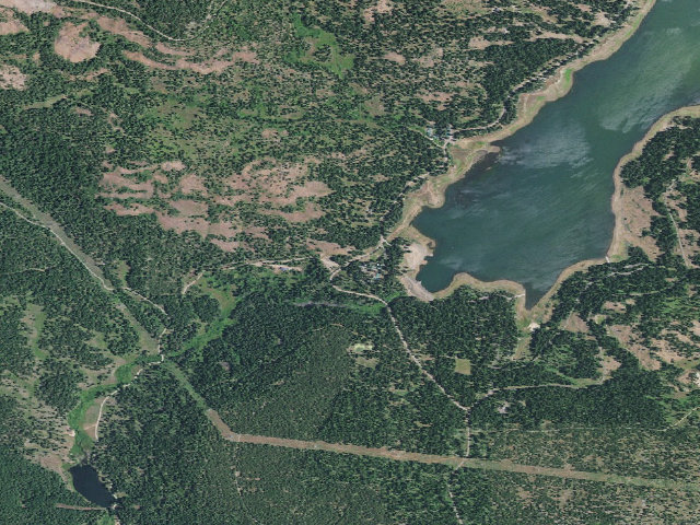 Aerial image of Hyatt Reservoir