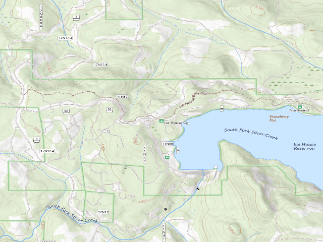 USGS topographic map of Ice House Cg