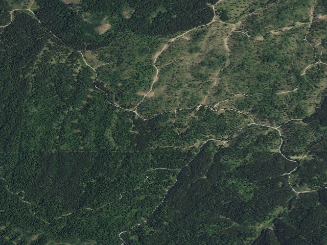Aerial image of IDL Endowment Land Camping Area — Madison County, ID (43.6587, -111.5905)