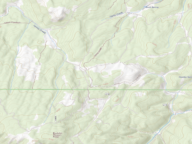 USGS topographic map of IDL Endowment Land Camping Area — Madison County, ID (43.6587, -111.5905)