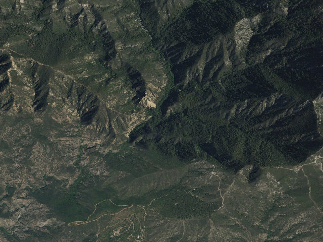 Aerial image of Idlehour Trail Camp