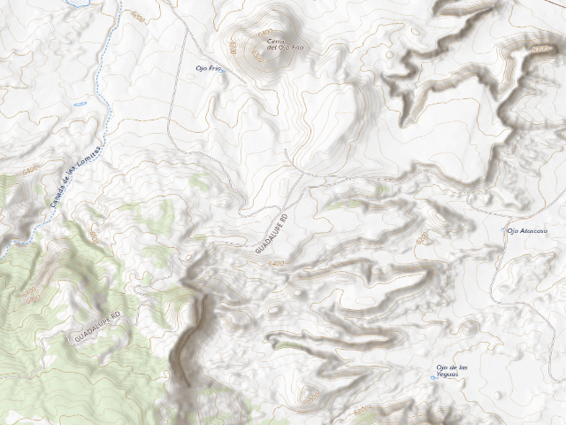USGS topographic map of Ignacio Chavez Special Management Area
