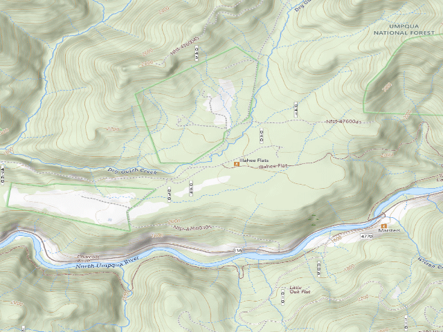USGS topographic map of Illahee Gazebo