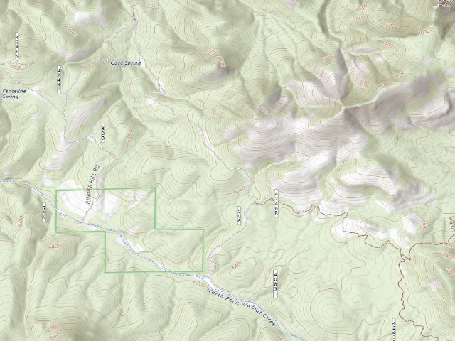 USGS topographic map of In Gila National Forest