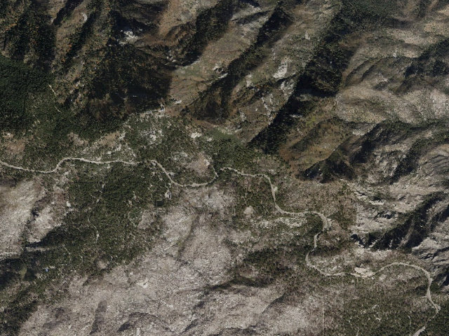 Aerial image of Incinerator Ridge Dispersed Camping