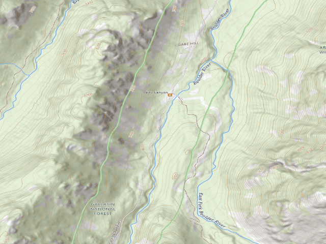 USGS topographic map of Indepeak2