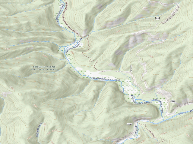 USGS topographic map of Independence