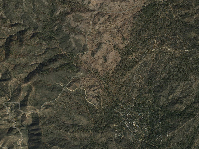 Aerial image of Indian Creek Campground