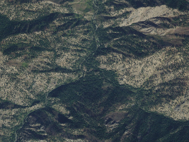 Aerial image of Indian Creek Campground