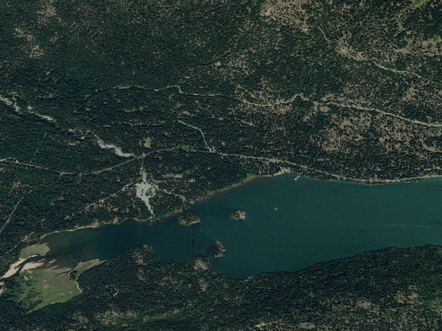 Aerial image of Indian Creek Campground (Near Silver Beach)