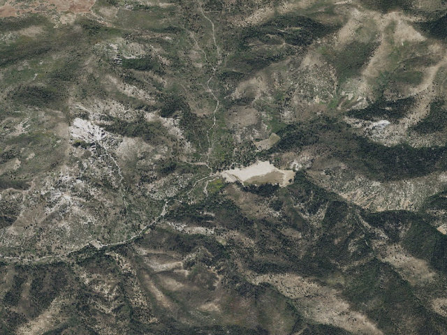 Aerial image of Indian Creek Dispersed Camping