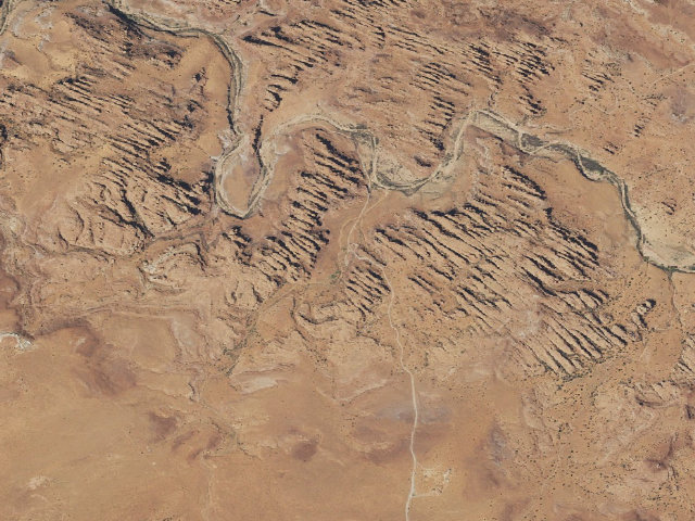 Aerial image of Indian Creek Falls Group Site